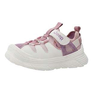 jeep童鞋超轻便软底薄款女男童鞋子网面透气缓震儿2026新款运动鞋