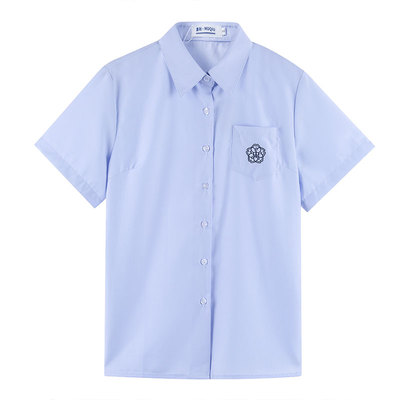 墨秋直筒学院风开衫短袖jk衬衫