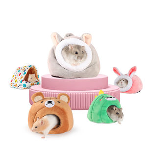 仓鼠棉窝棉花冬天保暖用品金丝熊睡窝冬季花枝鼠蜜袋鼯过冬的小屋