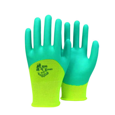透气防滑乳胶无异味不捂手手套