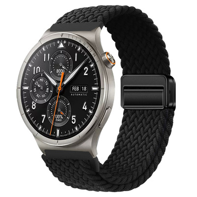 UNIKING适用vivowatch6表带尼龙智能手表vivoWATCH6腕带磁吸vivowatch5/3男士iQOO WATCH5女款通用运动配件