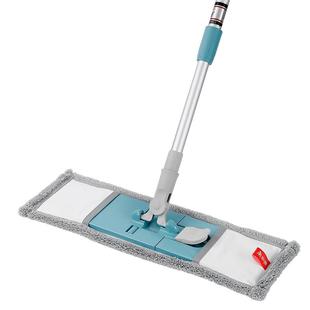 美丽雅平板拖把纤维套布式地拖尘推大号家用浴室木地板干湿两用