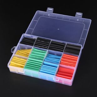 厂家530PCS彩色盒装 热缩管绝缘亚马逊ebay套管电工接线货源跨境
