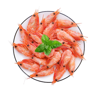 北极甜虾冰虾头籽腹籽新鲜超大虾刺身带籽北极熊海鲜水产鲜活虾