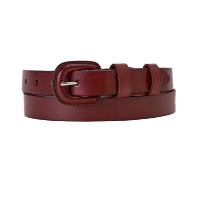 CULTUM开图100%头层牛皮包扣腰带