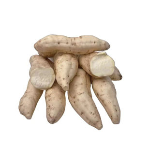 正宗白皮人参薯新鲜粉面番薯5斤牛奶白心地瓜白瓤沙地板栗红薯