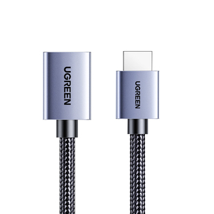 绿联HDMI延长线公对母加长4K高清电视转显示器连接公母转接头接口