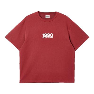 杰克琼斯男士短袖T恤男装2025年夏季新款赛车宽松纯色打底衫纯棉