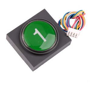 适用于华升富士达电梯按钮HSA6000A 外呼C5FG-B2AN21A-30按键带线