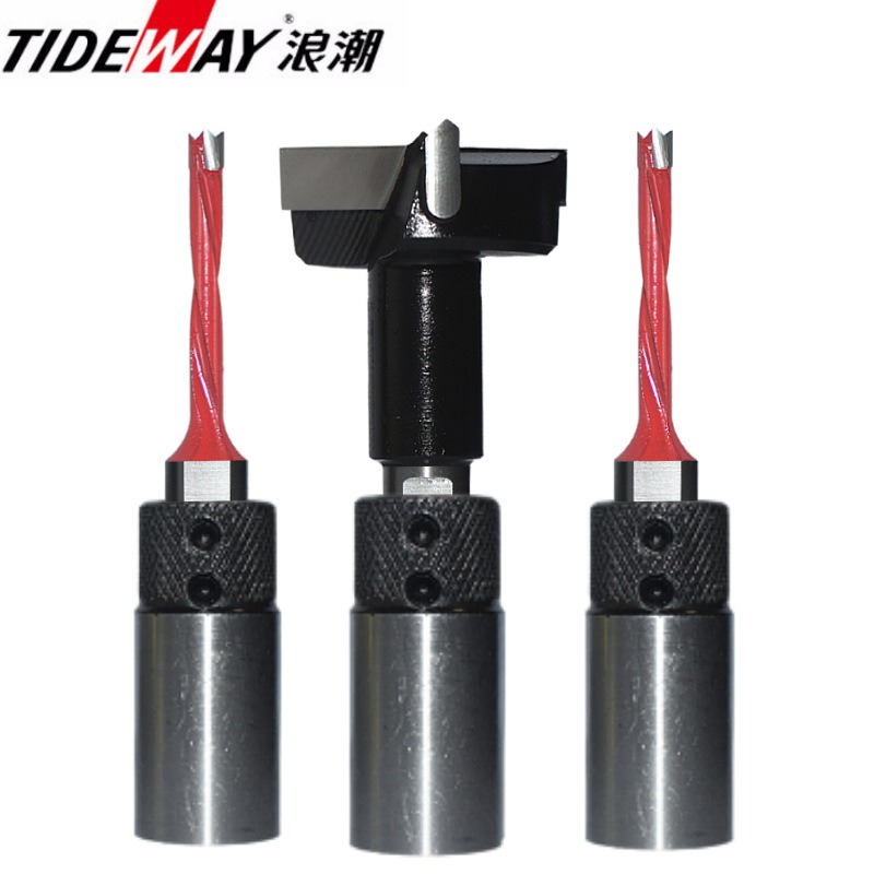 工业级排钻三合一钻头三尖两刃木工开孔器四刃正反钻TIDEWAY浪潮
