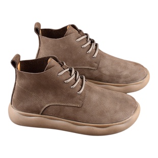 秋冬新款真皮男士马丁靴头层牛皮厚底防滑休闲皮鞋工装靴软皮男靴