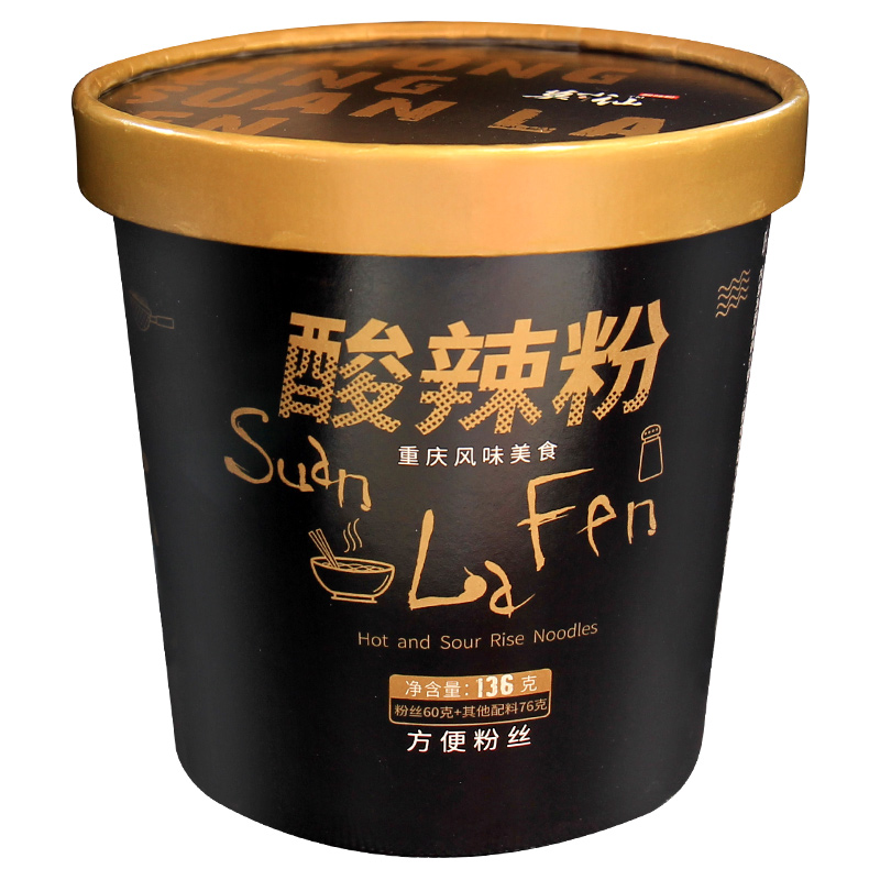 莫小仙酸辣粉12桶装整箱正宗重庆