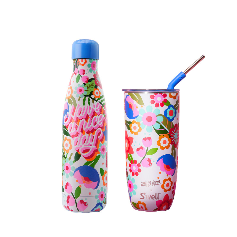 Swell保温杯2025新款便携大容量水杯高颜值男女生高端联名吸管杯