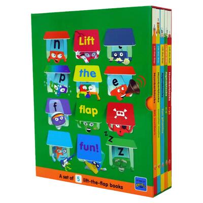 数字积木翻翻故事套装5册