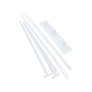 背景杆纱幔架气球升降杆kt板支架子婚庆道具伸缩杆户外背景架铁艺