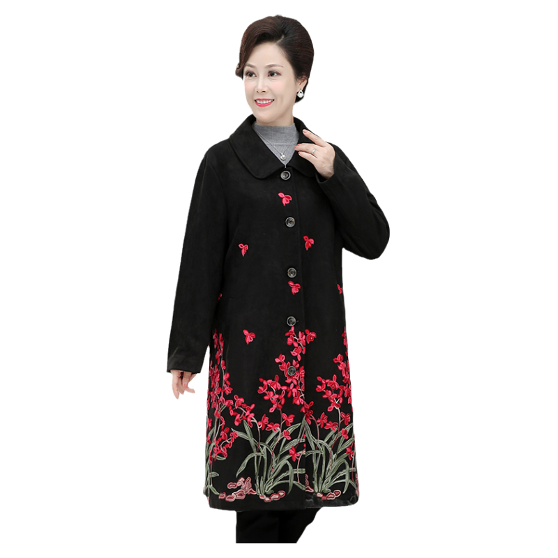 200斤特大胖妈妈开衫外套遮肚子