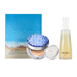 sum37苏秘惊喜水分气垫BB霜粉底保湿持妆魔法精华爽肤水套装官方