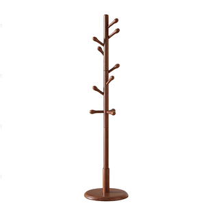 全实木落地挂衣架衣帽架2025新款立式卧室挂包架入户房间置衣架