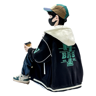 百威羊常规春秋款连帽时髦棒球服