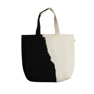 CAPSULE EVENTS黑白胶片手工焦制拼接小众设计师大容量时尚帆布袋