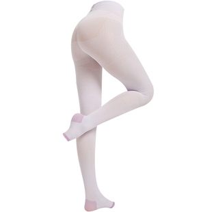 瘦腿袜睡眠压力袜slimwalk日本美腿袜长筒高筒中筒连裤强压力秋