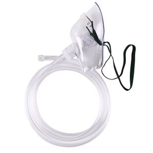 医用一次性氧气面罩鼻吸罩式吸氧管家用儿童成人输氧管呼吸罩通用