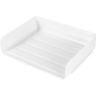 a4文件收纳盒工位多层亚克力透明可叠加办公室桌面杂物收纳置物架