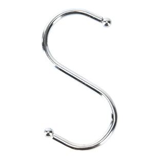 s型挂钩不锈钢多功能厨房厨具免打孔金属铁钢管勾子衣柜浴室挂钩