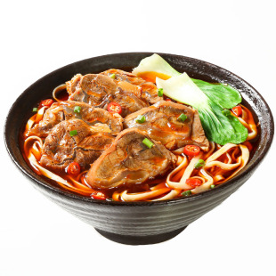 周复盛湖南老字号邵阳晒面大片牛肉面冲泡速食480g/盒