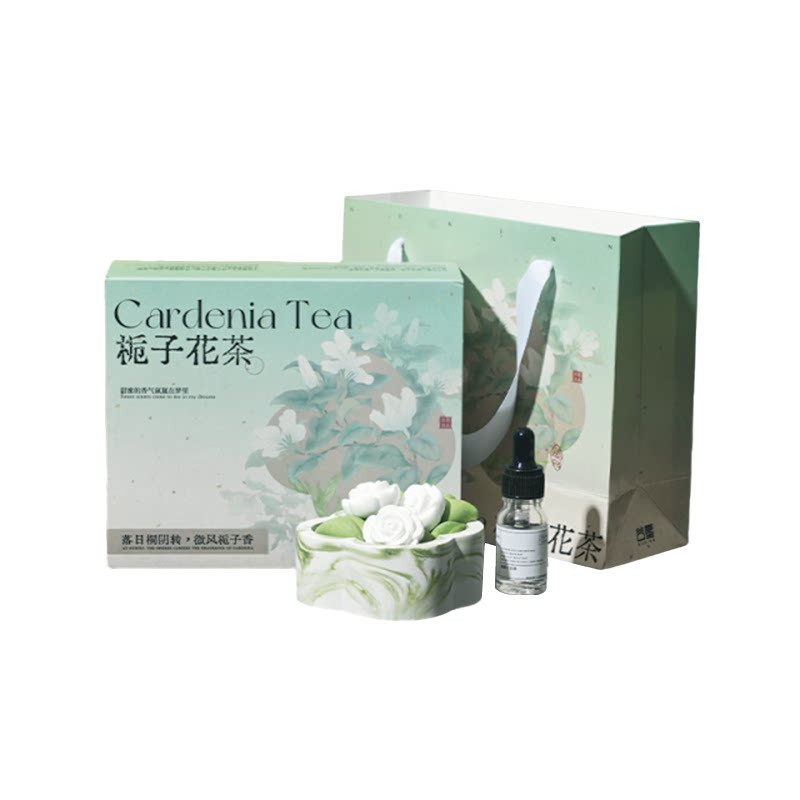 栀子花香薰摆件礼盒中秋生日礼物伴手礼女生香氛精油持久实用小众