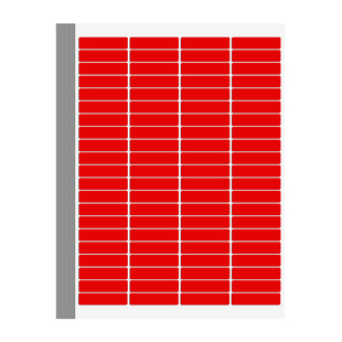 杰利彩虹贴纸作业分类A4彩色标签贴纸名字贴班级教师班主任管理神器收作业本记号图书上课好物分组标识纸定制