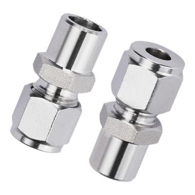 304不锈钢卡套焊接接头直通对焊式BW仪表铜管接头