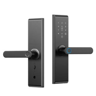 卡迪爾公寓酒店房门指纹锁卧室木门出租电子密码锁办公室智通通锁