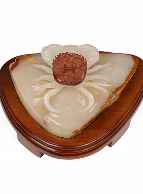 天然玉石八方来财装饰工艺品