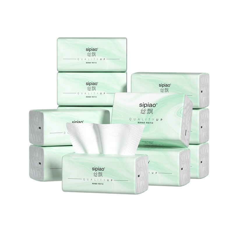 丝飘大包抽纸家用实惠装整箱卫生纸餐巾纸面巾纸厕纸婴儿可用纸抽