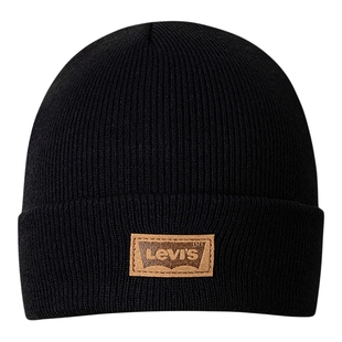 Levi's李维斯儿童帽子男童2025冬季新款保暖套头毛线男女童针织帽