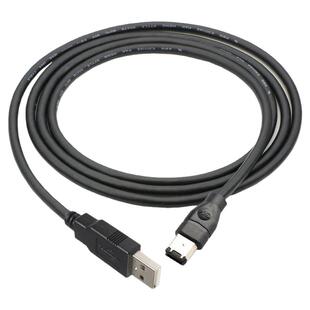 USB转1394连接USB公转6P 1394火线数据线大口1394 4P转USB适用索尼数码相机DV机专用转接线