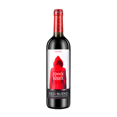 奥兰小红帽干红葡萄酒750ml西班牙原瓶进口红酒半甜红微醺热红酒