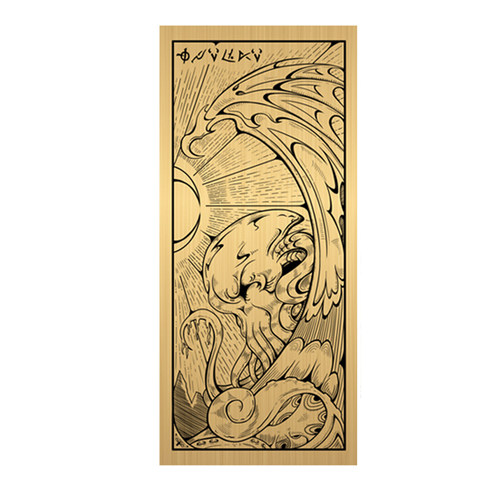 星之所在 克苏鲁金箔/银箔纸书签 克苏鲁神话死灵之书日常用 现货
