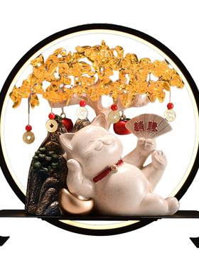 新古典新款猫咪摆件客厅入户玄关电视柜酒柜搬新家新房子工艺装饰