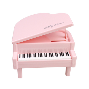 包邮萌化仿真钢琴存钱罐可爱储蓄罐装饰少女心摆件儿童生日礼物