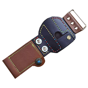 射鱼轮腕带配件护腕牛皮插鱼镖款式单轮双轮多款