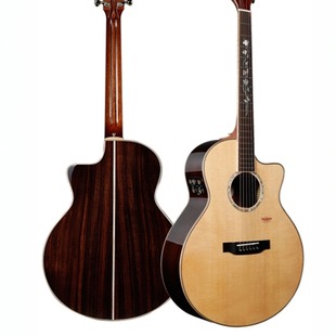 Trumon楚门夏至41寸全单民谣电箱木吉他专业指弹弹唱