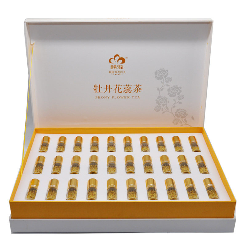 菏泽特产 牡丹花蕊茶麟源牡丹雄花蕊茶年货商务礼盒团购礼品