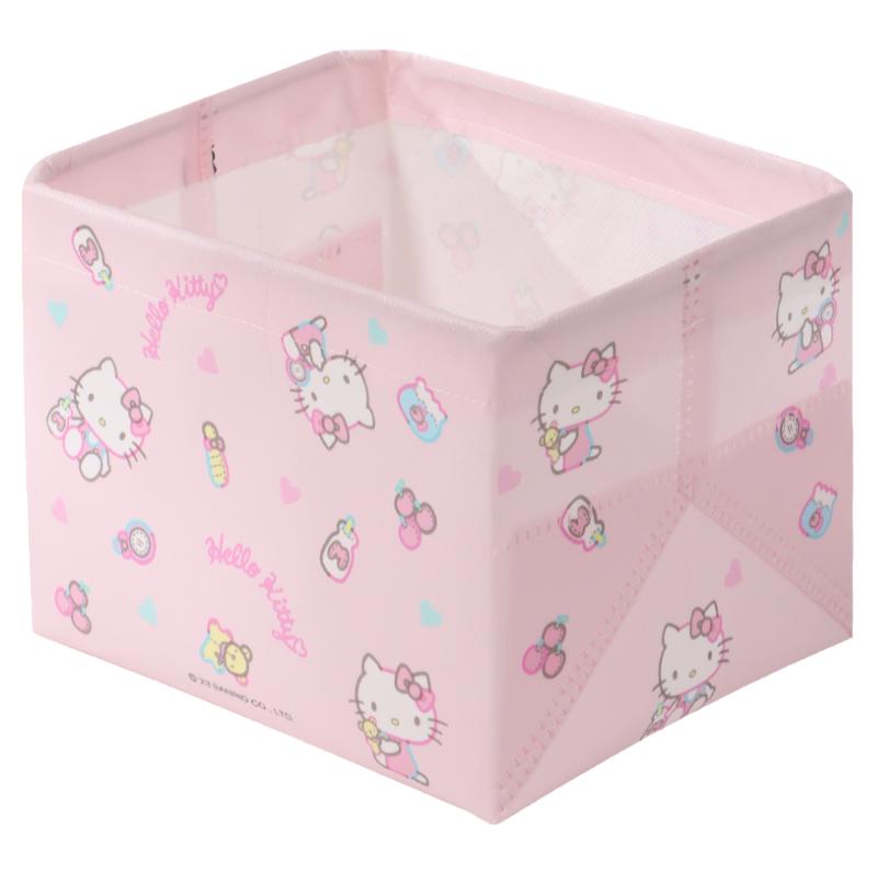 三丽鸥hellokitty杂物收纳盒宿舍袜子化妆品零食桌面整理储物小筐