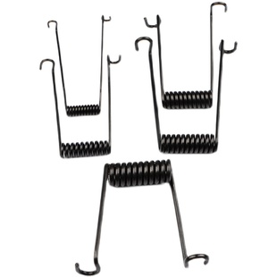 拍网弹簧配件双扭力簧左右夹子强力粗钢丝自动反力旋转V型弹横