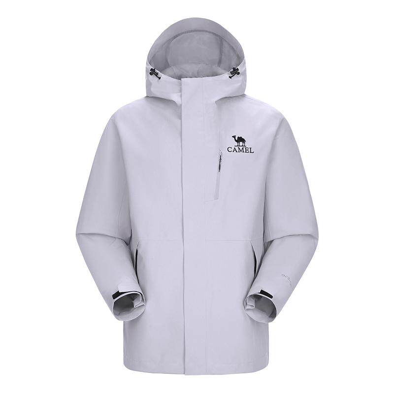 【王俊凯同款】骆驼王者凯甲冲锋衣男女单层硬壳防水登山服装外套