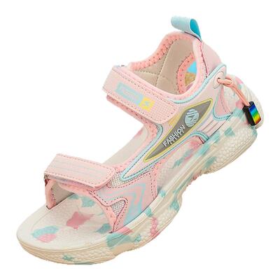 ABC SHIELD女童凉鞋2026夏季新款女孩公主沙滩鞋女孩运动大童鞋子