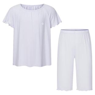 爱慕儿童奶皮衣抗菌男女孩家居服套装短袖睡衣套头中小学生春夏