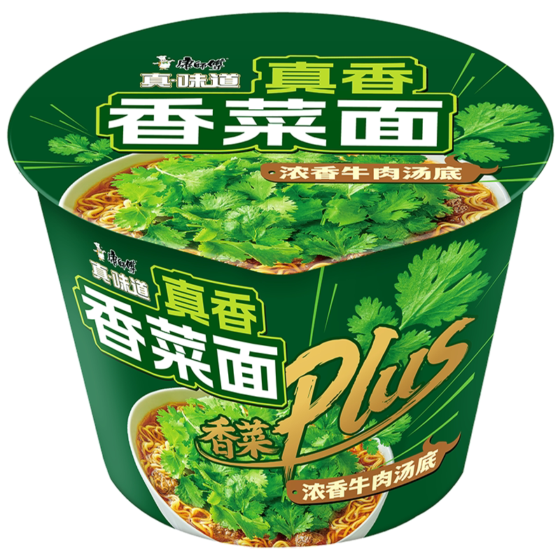 康师傅桶装真香香菜面速食冲泡